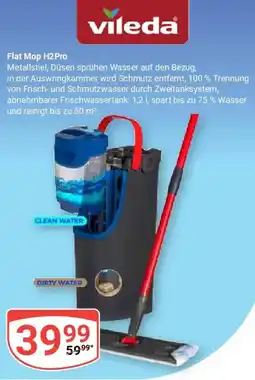 Globus vileda Flat Mop H2 Pro Angebot