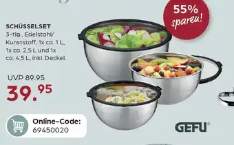 Möbel Buss GEFU Schüsselset Angebot