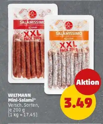 PENNY Wiltmann Mini-Salami Angebot