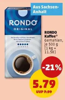 PENNY RONDO Kaffee Angebot