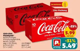 PENNY COCA-COLA Friendspack Angebot