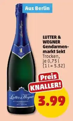 PENNY LUTTER & WEGNER Gendarmenmarkt Sekt Angebot