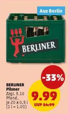 PENNY BERLINER Pilsner Angebot