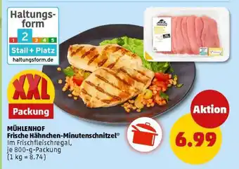 PENNY MÜHLENHOF Frische Hähnchen-Minutenschnitzel Angebot