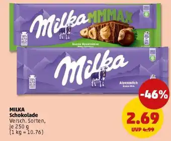 PENNY MILKA Schokolade Angebot