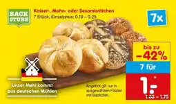 Netto Marken-Discount Kaiser-, Mohn- oder Sesambrötchen Angebot