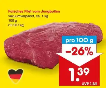 Netto Marken-Discount Falsches Filet vom Jungbullen Angebot