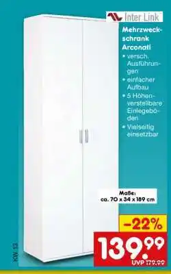 Netto Marken-Discount Mehrzweckschrank Arconati Angebot