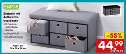Netto Marken-Discount Sitzbank mit Aufbewahrungsboxen Angebot