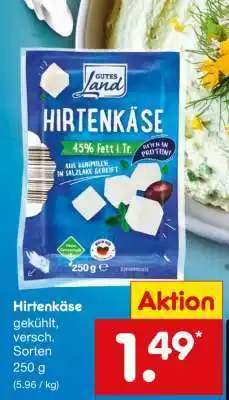 Netto Marken-Discount Hirtenkäse Angebot