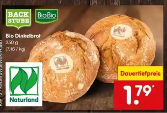 Netto Marken-Discount Bio-Dinkelbrot Angebot
