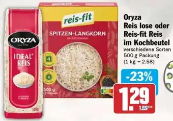 AEZ Oryza Reis lose oder Reis-fit Reis im Kochbeutel Angebot