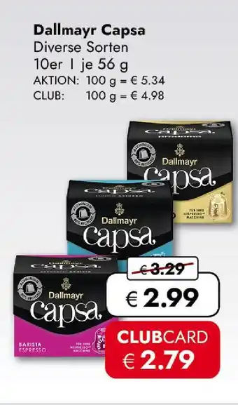 Travel Free Dallmayr capsa Angebot