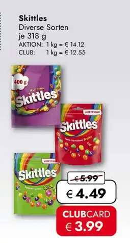 Travel Free Skittles diverse sorten Angebot
