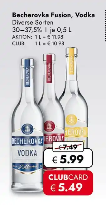 Travel Free Becherovka fusion vodka Angebot