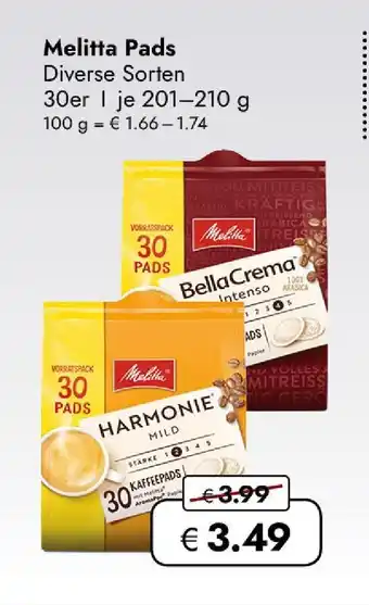 Travel Free Melitta pads Angebot
