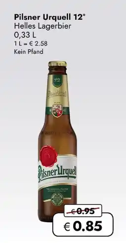 Travel Free Pilsner urquell pilsner urquell 12° Angebot