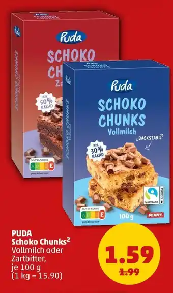 PENNY Puda schoko chunks Angebot