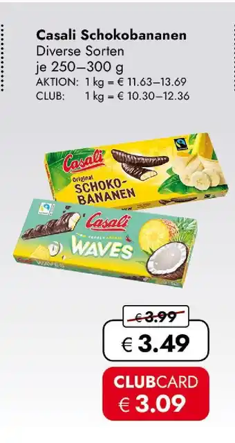 Travel Free Casali schokobananen Angebot