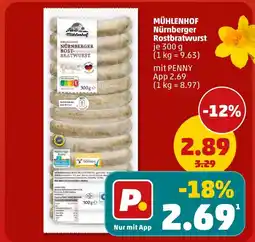 PENNY Mühlenhof nürnberger rostbratwurst Angebot