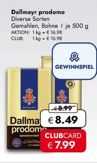 Travel Free Dallmayr prodomo Angebot