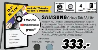 MEDIMAX Samsung Galaxy Tab S6 Lite Angebot