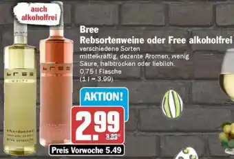 AEZ Bree Rebsortenweine oder Free alkoholfrei Angebot