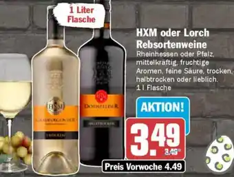 AEZ HXM oder Lorch Rebsortenweine Angebot