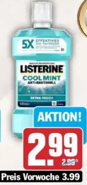 AEZ Listerine Mundspülung Basis Angebot