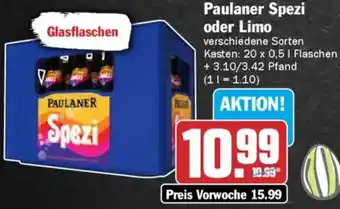 AEZ Paulaner Spezi oder Limo Angebot