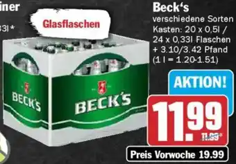 AEZ Beck's Angebot