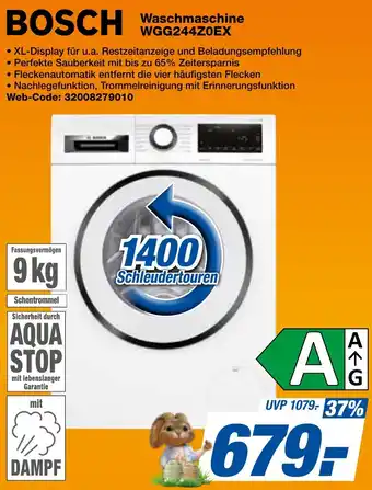 expert Techno Land BOSCH Waschmaschine WGG244Z0EX Angebot