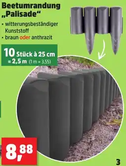 Thomas Philipps Beetumrandung ,,Palisade" Angebot
