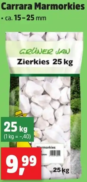 Thomas Philipps GRÜNER JAN Carrara Marmorkies Angebot