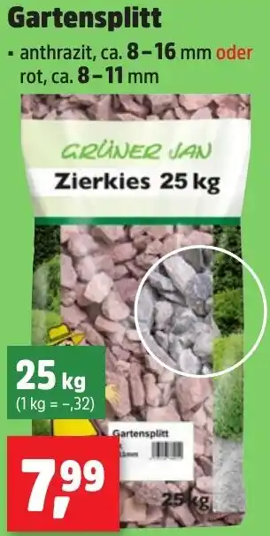 Thomas Philipps GRÜNER JAN Gartensplitt Angebot