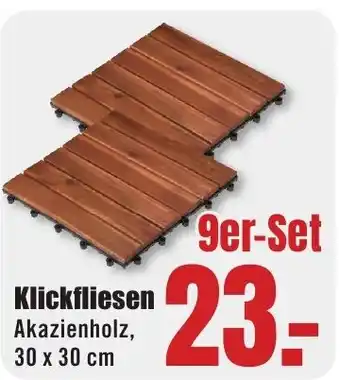 B1 Discount Baumarkt Klickfliesen Angebot