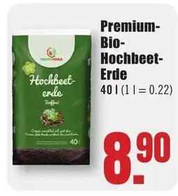 B1 Discount Baumarkt Premium- Bio- Hochbeet- Erde Angebot