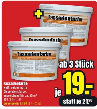 B1 Discount Baumarkt Fassadenfarbe Angebot