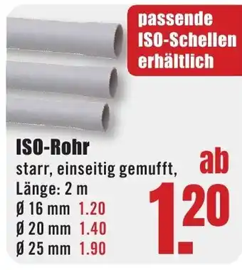 B1 Discount Baumarkt ISO-Rohr Angebot