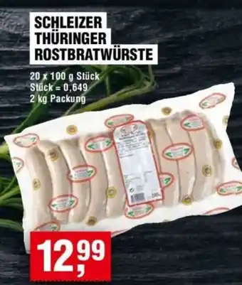 Handelshof SCHLEIZER THÜRINGER ROSTBRATWÜRSTE Angebot