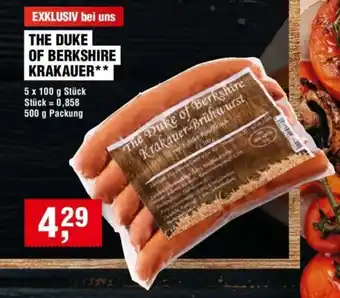 Handelshof THE DUKE OF BERKSHIRE KRAKAUER Angebot