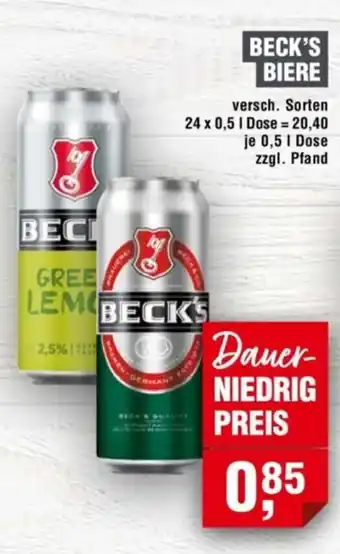 Handelshof BECK'S BIERE Angebot