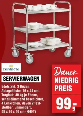 Handelshof contacto SERVIERWAGEN Angebot