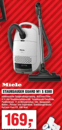 Handelshof Miele STAUBSAUGER GUARD M1 S 8380 Angebot