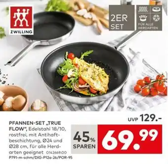 porta ZWILLING PFANNEN-SET,,TRUE FLOW", Angebot