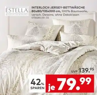 porta ESTELLA INTERLOCK-JERSEY-BETTWÄSCHE Angebot