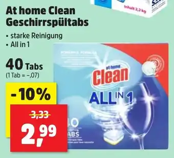 Thomas Philipps At home Clean Geschirrspültabs Angebot