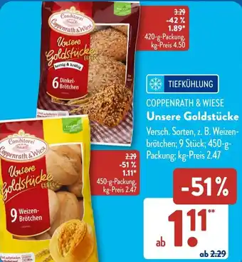Aldi Süd COPPENRATH & WIESE Unsere Goldstücke Angebot