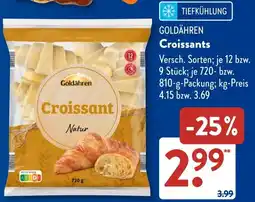 Aldi Süd GOLDÄHREN Croissants Angebot