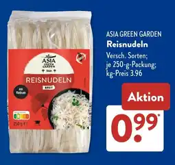 Aldi Süd ASIA GREEN GARDEN Reisnudeln Angebot